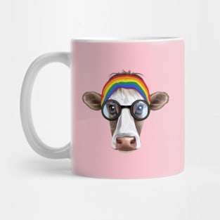 Subtle Pride, Subtle Gay, Subtle Gay Pride, Subtle Pride Flag, Pride Cow, Gay Cow, LGBT Pride, Gay Pride, Cute Pride, Pride, Gay Pride, Rainbow Flag Pride, LGBT Pride, Rainbow Pride, Rainbow Cow Mug